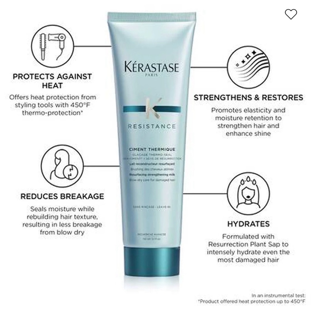 KERASTASE RÉSISTANCE CIMENT THERMIQUE HEAT PROTECTING CREAM - 50ml